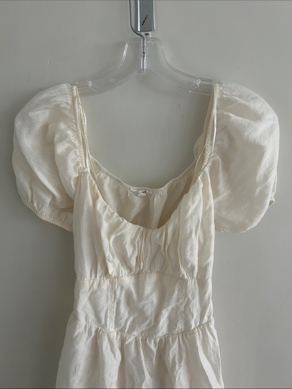 Blu Pepper Cream Puff Sleeve Mini Dress - Picture 2 of 3